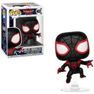 Toywiz Spider-Man Into the Spider-Verse Funko POP! Marvel Miles Morales Vinyl Bobble Head #402 [Black Suit]