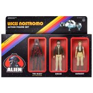 Toywiz ReAction Dallas, Lambert & Bloody Xenomorph Alien Action Figure 3-Pack