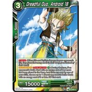 Toywiz Dragon Ball Super Collectible Card Game Cross Worlds Common Dreadful Duo, Android 18 BT3-065