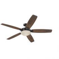 Harbor Breeze Platinum Kingsbury 70-in Oil Rubbed Bronze Indoor Downrod Mount Ceiling Fan Standard Included Remote Control Included 5 ENERGY STAR Iris Technology