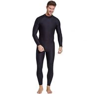 SailBee Men Full Body One Piece Long Sleeve 2MM Neoprene Diving Wetsuit Top Warm Protection