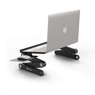 PWR+ Pwr Adjustable Laptop Stand Portable Standing Desk Bed Table for MacBook Notebook Computer PC iPad Tablet
