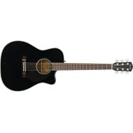 Fender CC-60SCE Right Handed Acoustic-Electric Guitar - Concert Body Style - Black