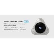 Combole HD 3MP Wireless IP VR Camera Home Security WiFi Fisheye 360 Degree Panoramic Camera Baby Monitor Home Office Install