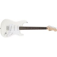 Squier by Fender Bullet Stratocaster Beginner Hard Tail Electric Guitar - White