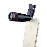 Camera Lens, 8X Telephoto Lens, CostumeStore Clip-On Lenses Compatible iPhone 8 7 6s 6 Plus, Samsung Smartphones & Tablet