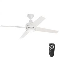 Home Decorators Collection Mercer 52 in. Integrated LED Indoor White Ceiling Fan