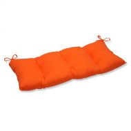 Pillow Perfect Indoor/Outdoor Sundeck Orange Swing/Bench Cushion