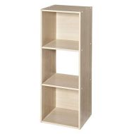 Jnwd Cubeicals Organizer 3 Cube Bin Shelf Open Storage Compartment Modern Minimal Style Decorative Bookcase Shelving Unit Ideal for Home Livng Room Office & e-Book by jn.widetrade.