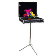 Rolling Doowops Black Magic Trunk Boutique Tables,Carrying Case (18-3/4×14×5/47.5×36×13cm) - Magic Trick, Stage Magic, Accessories, Gimmick, Prop