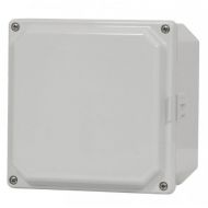 AC/DC 8x8x4 in, Polycarbonate Non-Hinged Junction Box, Part No. PC-080804-JCSF