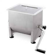 Globe House Products GHP 4.2-Gallons 10.4x12.8x12.6 Stainless Steel Meat Mixer w 4 Skid-Resistant Feet