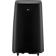 LG Cooling Rooms up to 400-sq. ft. with Remote Control Portable Air Conditioner, Black