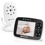 Right-hand man COOKJOY SM35RX 2.4GHz Video Baby Monitor with 3.5 inch LCD Screen