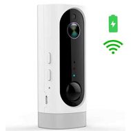 Homeiot Battery Powered Security Camera, Wireless and Wire-Free, Home Security Camera with Night Vision & PIR Alarm for Baby/Pet Monitor