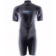 AKONA 3mm Akona Mens Shorty Spring Shortie Wetsuit for Scuba Diving Snorkeling