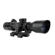 Monstrum Tactical 3-9x32 Rifle Scope with Rangefinder Reticle and Offset Reversible Scope Rings