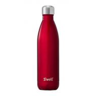 Swell Vacuum Insulated Stainless Steel Water Bottle, 25 oz, Rowboat Red