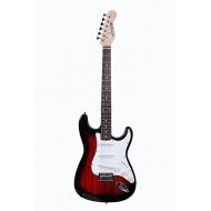 Directly Cheap Full Size 39 Inch Red Electric Guitar S-Style with “Learn to Play Guitar DVD”, and Free Carrying Bag and Strap, Cable, Whammy Bar, Strings & DirectlyCheap(TM) Pick