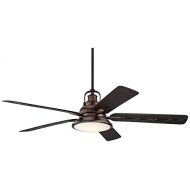 Casa Vieja 60 Wind and Sea Oil Brushed Bronze Wet LED Ceiling Fan