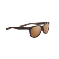Serengeti Egeo Sunglasses, Sanded Brown & Dark Brown