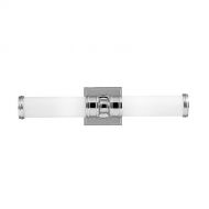 Feiss VS48002-PN Payne Glass Wall Vanity Bath Lighting, Chrome, 2-Light (5W x 19H) 150watts