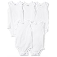 Moon+and+Back Moon and Back Baby Set of 5 Organic Sleeveless Bodysuits