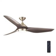 Home Decorators Collection YG638-BN Bachton 60 in. LED DC motor Brushed Nickel Ceiling Fan