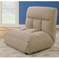Gaming Chairs For Kids Or For Adults Or Teens-Tan Fabric Upholstered Foam Perfect for Relaxing, Watching Movies, Listening to Music, Playing Games