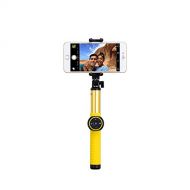 Bokehanmu Bluetooth Selfie Stick, Foldable Extendable Selfie Monopod with Removable Remote Bluetooth Shutter for for iPhone, Samsung, LG and More Smart Phones