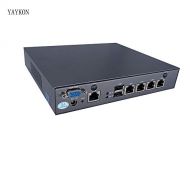 YAYKON YK-NJF3 Micro Network Security Firewall Appliance VPN Router Mikrotik Pfsense Desktop Router with 4 Gigabit Intel LAN Ports J1900 2G RAM 8G SSD