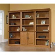 CHOOSEandBUY Open Bookcase in Carolina Oak Finish Bookcase Shelf Storage Bookshelf Wood