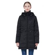 Orolay Womens Puffer Thickened Down Jacket Winter Hooded Coat