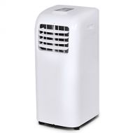 COSTWAY Portable Air Conditioner with Remote Control Dehumidifier Function Window Wall Mount (10,000 BTU)