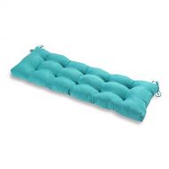 Pillow Greendale Home Fashions Outdoor 51-inch Bench Cushion, Teal