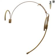 J K Pro Earhook Headset Headworn Omnidirectional Microphone JK MIC-J 060 for AKG Samson Wireless Transmitter - Mini XLR TA3F Plug