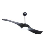 Craftmade Ceiling Fan with Light and Remote VG54FB2 Vogue Flat Black 54 Inch