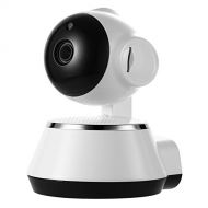 Benlet Wireless Video Baby Monitor w/Remote Control 720P HD Camera WiFi & Speaker, Audio Night Vision Monitoring Device (White)