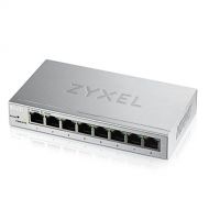 ZYXEL Zyxel 8-Port Gigabit Easy Web Managed Plus Switch, Sturdy Metal, QoS, WebGUI, Jubmo Frames, VLANs, DHCP Client, IGMP Snooping, Link Aggregation, [GS1200-8] (8-Port Smart Plus Web M