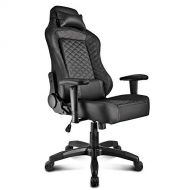 CHO Cho Adjustable Ergonomic Chair Computer Chair Gaming Chair Racing Style Office Chair (Style 4, Black)