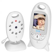 GHB Baby Monitor with Camera Baby Monitors Video Baby Monitor Two Way Talk Night Vision Temperature Monitoring 2.0 Display