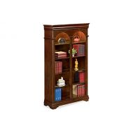 NBF Signature Series Ten Shelf Double Arched Bookcase - 78 H Deep Walnut Dimensions: 45.75W x 15D x 78H Weight: 154 lbs.