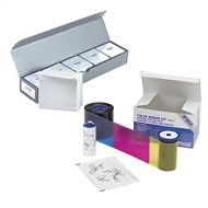 Datacard 534000-003 YMCKT Color Ribbon & Cleaning Kit + 500 PVC Cards