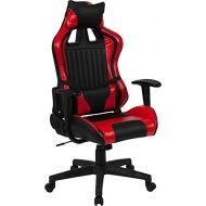 Emma + Oliver High Back Black/Red Reclining Racing/Gaming Office Chair
