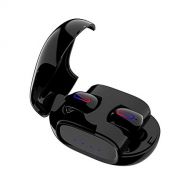 AGSHOP - Wireless Earbuds Bluetooth Headset 5.0 True Wireless Stealth Sports Running Headset Fingerprint Touch