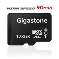 Gigastone 128GB 90MB/s (U1), Micro SD Card with Adapter [MicroSD for Samsung Galaxy Android Phone, Tablet, DSLR, GoPro Camera, Drone, PC]