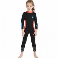 DIVE & SAIL Kids Wetsuit Full Body Swimsuit 2.5mm Neoprene Wetsuit UV Protective Thermal Swimwear for Diving Scuba
