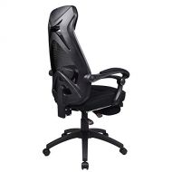 YOURLITEAMZ PC Gaming Chair Racing Style - Reclining Office Computer Gaming Desk Chair Mesh Seat High Back Ergonomic Adjustable Swivel Executive Task E-Sports Chair with Footrest and Headrest