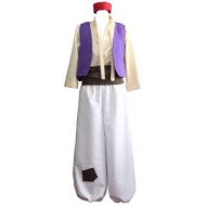 Ainiel Men’s Arabian Prince Costume Aladdin Street Rat Suits