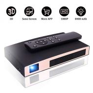 Mini Projector, MMTX VK25 Upgraded Portable Professional Video Projectors with 2000 Lumens, 1080P Full HD 8400mAh Rechargeable LED Projector with HDMI, 3D, USB, WiFi for Home Theat